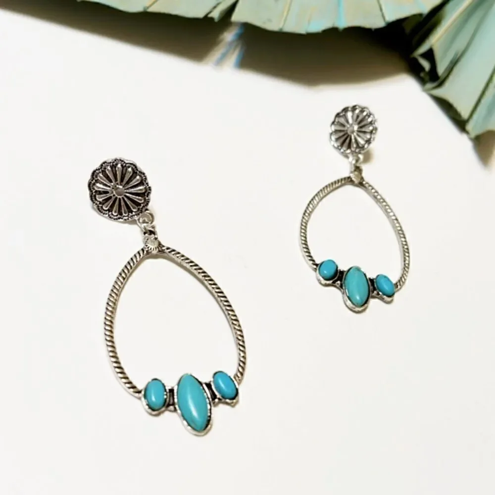 Boho dangle earrings #483